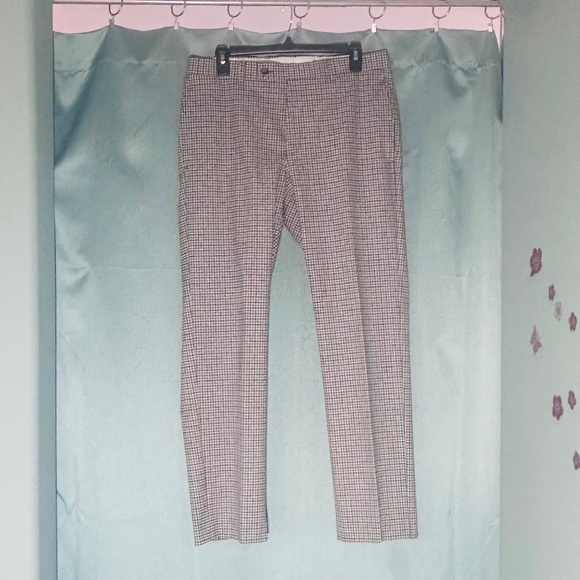 Lauren- brown-black checked pants - Picture 1 of 4